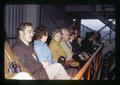 Bert Christensen and Evalyn Christensen among others at an Oregon State University football game, Corvallis, Oregon, 1973