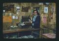 Jack Hackett at The Money Bag coin shop, Coos Bay, Oregon, 1975