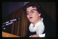 Sister Mary More of Grandview speaking at Women for Agriculture luncheon, Oregon State University, May 1971