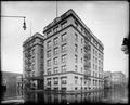 Street-level view of Nortonia Hotel, at corner of 11th and Stark, Portland.