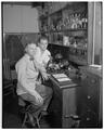 Dr. E. J. Dornfeld, Professor of Zoology and Charles H. Rosa, American Cancer Society fellowship graduate assistant, March 29, 1951