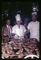 Barbecued steaks at Portland Chamber of Commerce picnic, Portland, Oregon, 1968