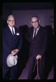 Joe Hawkins and E. L. Potter at Oregon State University Alumni Reunion, Corvallis, Oregon, circa 1969