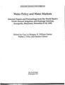 Water Policy and Water Markets