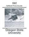 1987 Oregon State University Women's Softball Media Guide