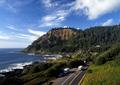 Highway 101 and Cape Perpetua and Visitor Center