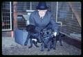 Dr. Ralph Bogart and dogs at "Oregon Medical Ent. Farm," 1966