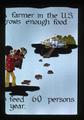 A Farmer in the US Grows Enough Food to Feed 60 Persons a Year presentation slide, 1976