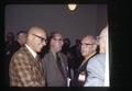 Emery Moore, Claude Palmer, and John Alexander at Oregon State University Foundation Trustees meeting, North Willamette Experiment Station, Aurora, Oregon, circa 1972