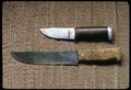 Finnish puukko knife and household knife, 12 inches long made by Matt H. Tolonen 1917 or early 1920s (property of Carl Tolonen)