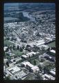 Aerial view of Oregon State University and southeast Corvallis, Oregon, circa 1965