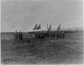 General Ulysses McAlexander with troops on field