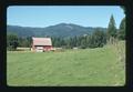 Red barn extension to picnic area at R. L. Clark's, Oregon, 1974