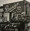 Guys on Car (Rainier Beer and Ale)