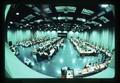 Fisheye view of coin show, Tacoma, Washington, August 1981