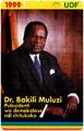 Bakili Muluzi pocket calendar 1999