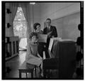 Music Department faculty Joseph Brye, Mary Ann Megale, and Paula Schmidt, February 1964