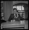 Dr. George W. Cochran on phone at American Institute of Biological Sciences national convention, August, 1962