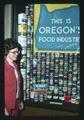 Jane Wyatt and Food Science exhibit, Oregon, 1976