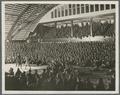 A boxing match held in the College Armory and attended by members of the Students' Army Training Corps