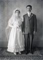 Wedding couple and bride