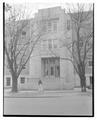 Entrance of Chemistry Building (Gilbert Hall), April 1940