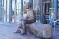 Eugene F. Skinner (sculpture), Eugene Public Library (Eugene, Oregon)