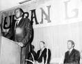 Tom Bradley speaking at the Urban League of Portland's 1970 Annual Meeting