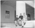 Mother's Club scholarship winners during Mothers Weekend, 1954