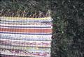 Standard rag rug, corner section close up