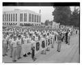 Boys State group at capitol in Salem, Summer 1958