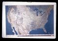 Map of United States in hepatoma laboratory, Oregon State University, Corvallis, Oregon, circa 1965