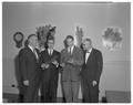 Students receiving Forestry scholarships, 1962