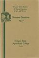 Summer Session Catalog 1937