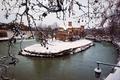 Tiber Island in Snow