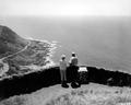 Couple on Cape Perpetua looking south