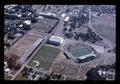 Aerial view of Parker Stadium and Gill Coliseum looking east, Oregon State University, Corvallis, Oregon, circa 1969