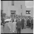 Commencement attendees file into Gill Coliseum, 1962