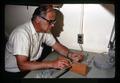 Julius Rudinsky with lab equipment, Oregon State University, Corvallis, Oregon, circa 1972