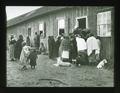 Kiawa Indians of Oklahoma drawing rations at commissaries