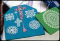 Samples/exhibits of tatting made for exhibits to show people
