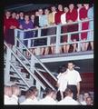 Fraternity serenading sorority, circa 1965