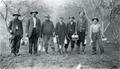 Crew for lighting heaters in an orchard