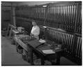 ROTC storeroom and attendant, 1951