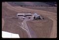 Aerial view of Clarence Venell seed processing plant near Monroe, Oregon, circa 1969