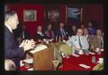Mayor Charles Vars speaking at Triad Club meeting, Oregon State University, Corvallis, Oregon, November 1990