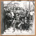Tapping the Keg 1898 during church construction days - Tom Denton Claude Gordion with group