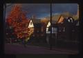 Theta Chi house with autumn colors, Corvallis, Oregon, 1975