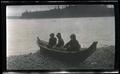 Brownie Pack, Irene Finley, and Phoebe Finley in a canoe
