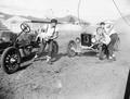 Pig and Ford race, Tillamook County Fair, 1949